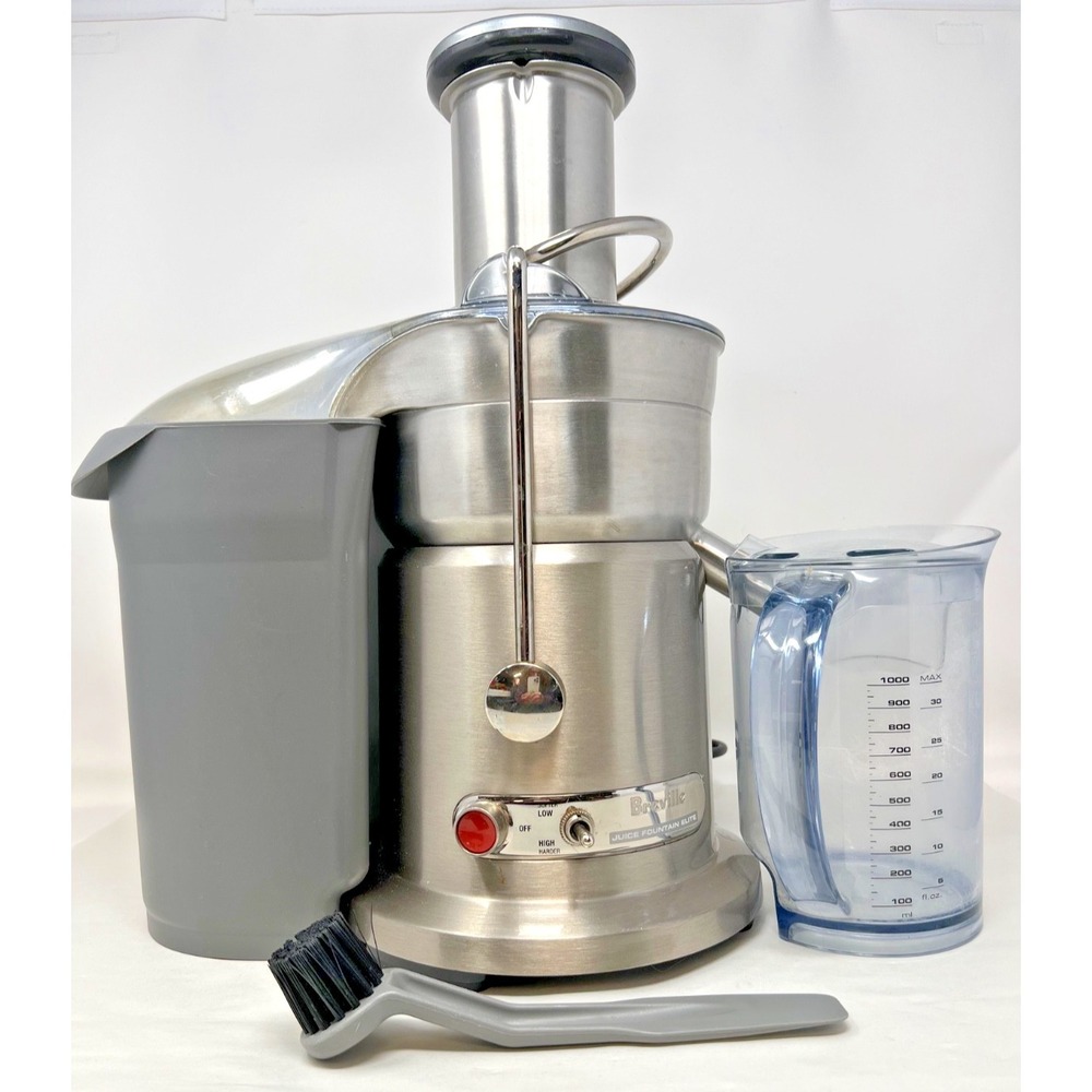 Breville Juice Fountain Elite 800JEXL/B 1000W Juicer Stainless Tested Works Vid